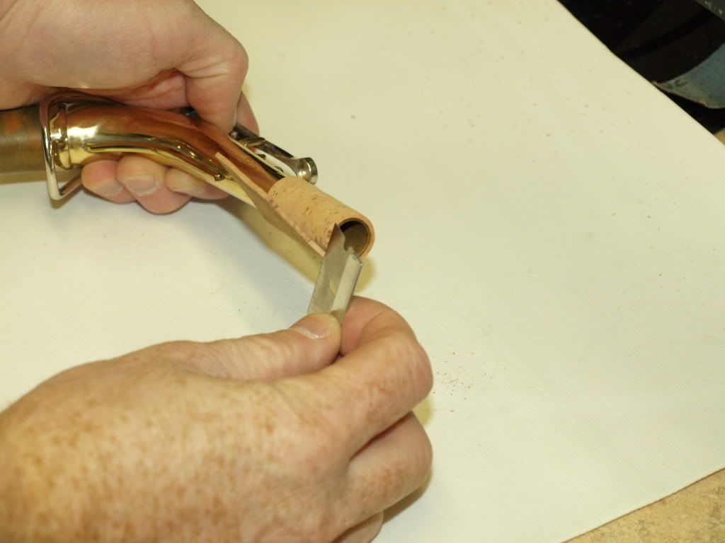 How to Replace Sax Neck Cork Instrument Clinic, Band Instrument